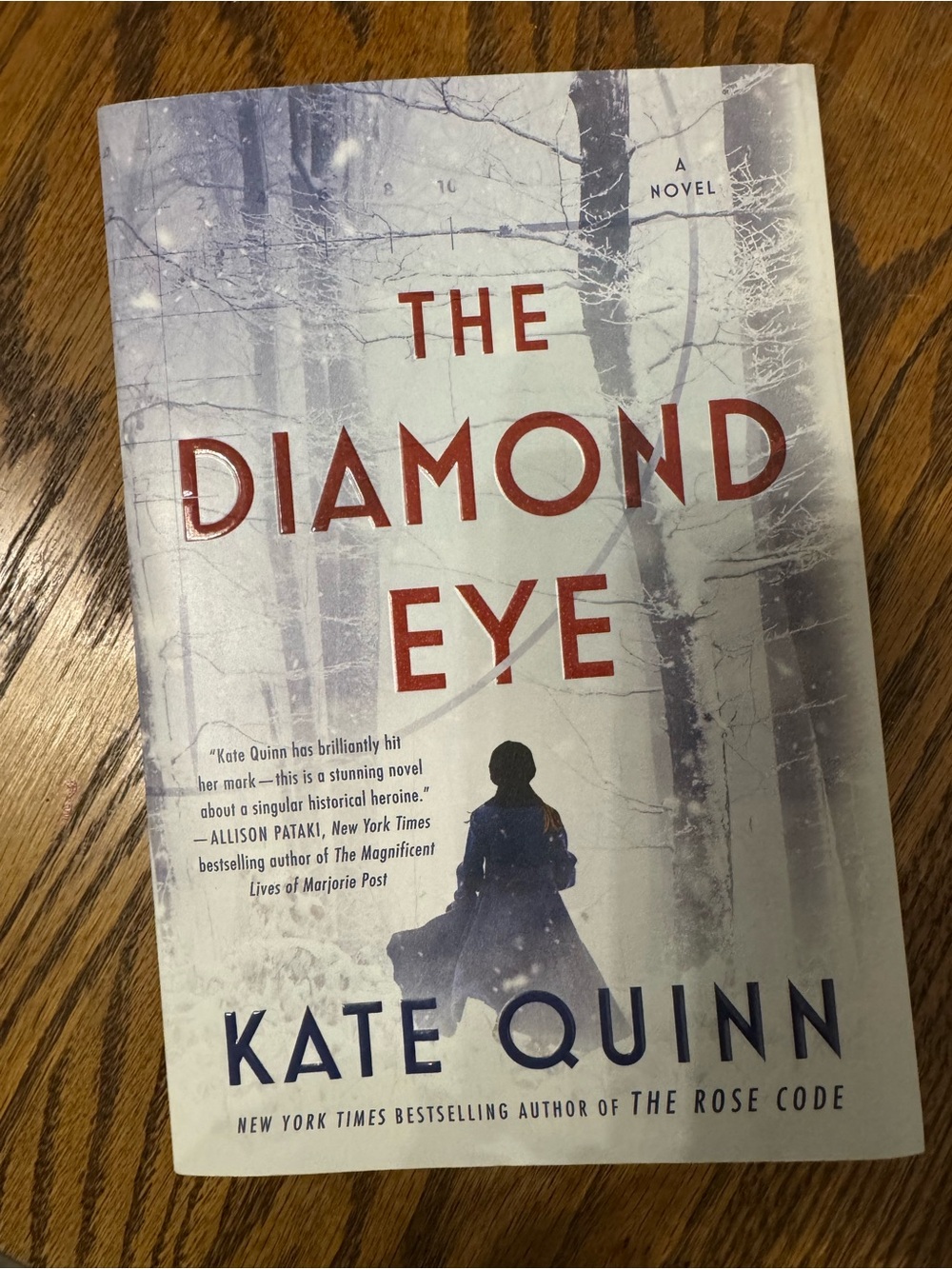 kate quinn paperback - diamond eye